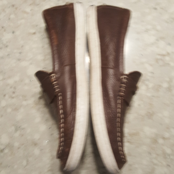 Cole Haan brown loafers. - Picture 4 of 6